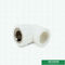 Белое пластиковое давление локтя аксессуаров 90° трубы водопровода женское продетое нитку высокое устойчивое